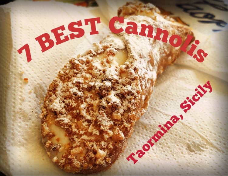 7 Best Cannolis in Taormina Sicily